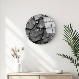Wallity Reloj de Pared Decorativo de Cristal Multicolor 40 cm